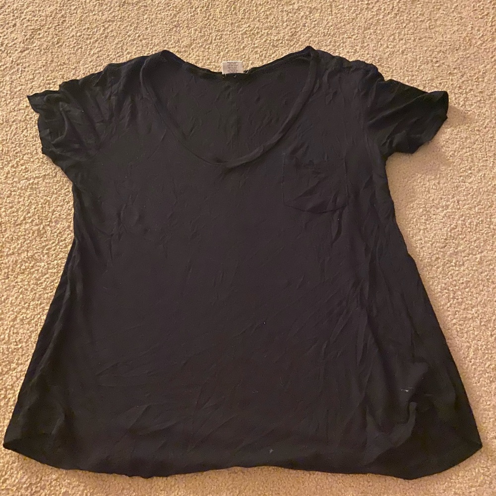 Black v-neck